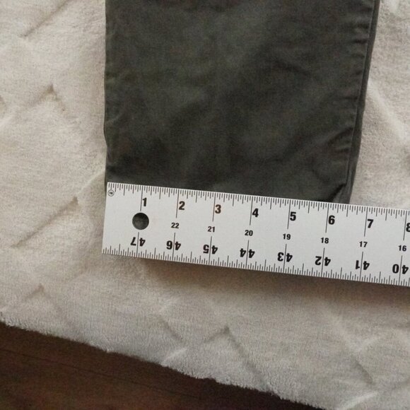 Good Man Brand Chino Pants Mens 36x34 Green Flat Front - Picture 10 of 12